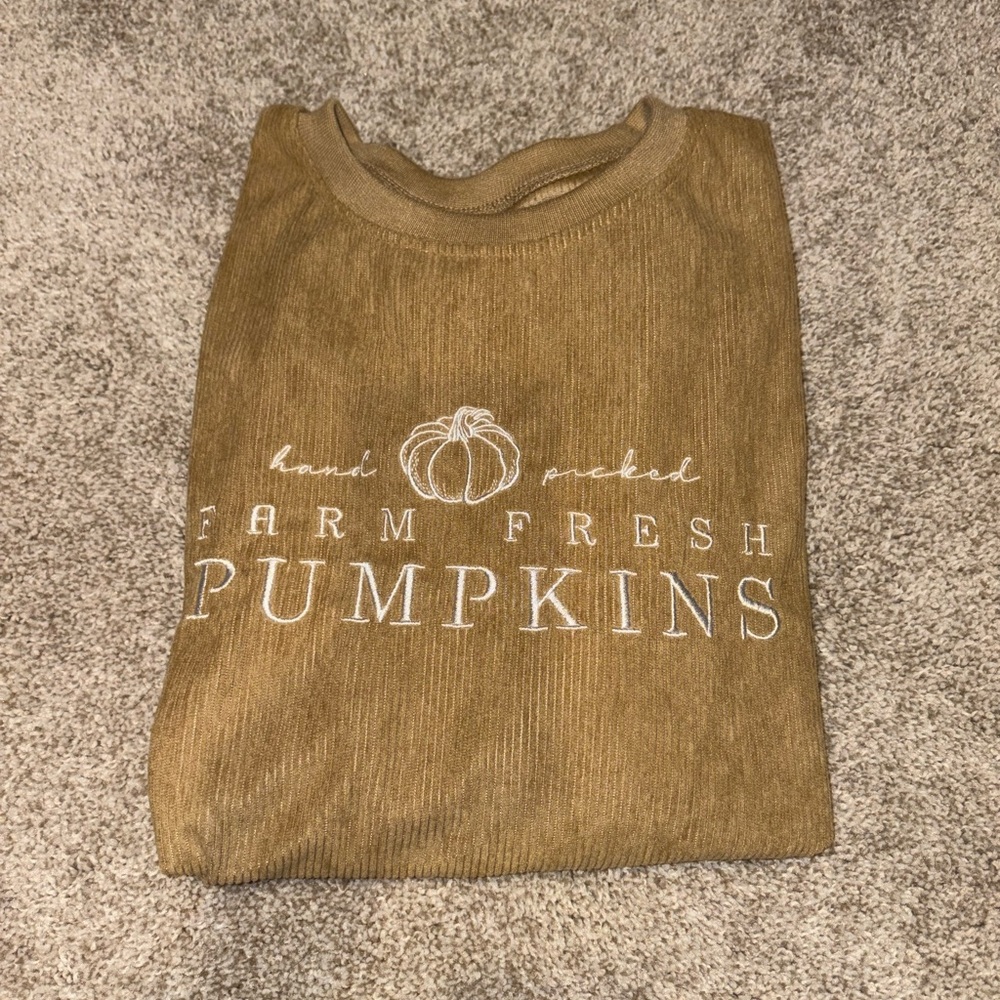 Brown Farm Fresh Pumpkins Sweater